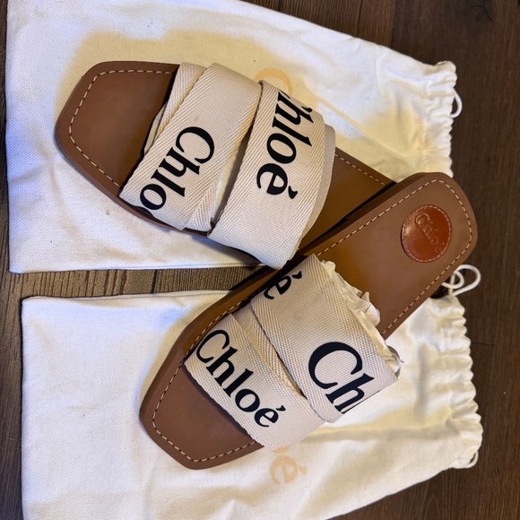 Chloe Woody Sandals Size 40 - Picture 1 of 4